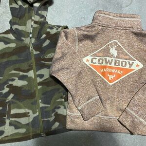Cowboy Hardware boys 2T toddler Jacket cabelas vest bundle